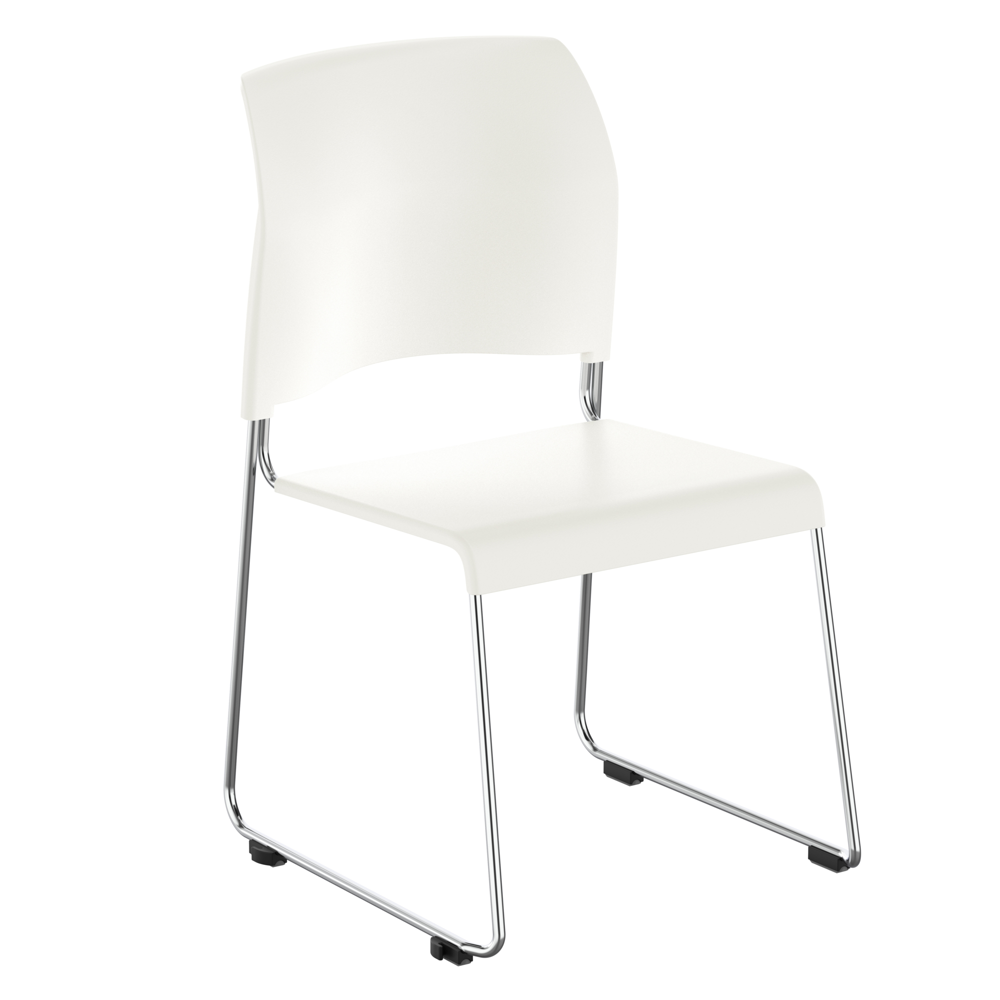 National Public Seating, 8800 Series Plastic Stack Chair, White, Included (qty.) 1 Model# 8801-11-01
